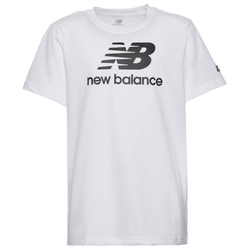 Boys' Grade School - New Balance Logo T-Shirt - Black/White