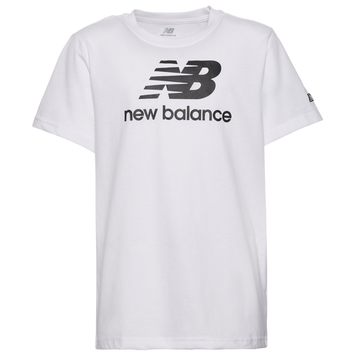 

Boys New Balance New Balance Logo T-Shirt - Boys' Grade School Black/White Size L