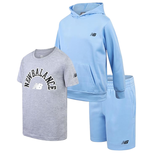 New Balance Boys   3 Piece Hoodie & T-shirt & Shorts Set