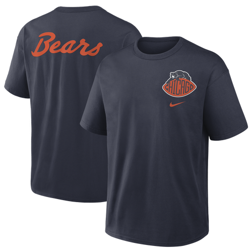 Nike Mens Chicago Bears Bears NFL Rival Short Sleeve T-Shirt - - Navy Size XXL