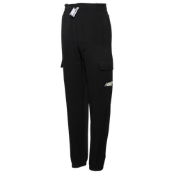 Girls' Grade School - New Balance Hybrid Stretch Woven Pants - Black/Black