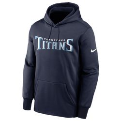 Men's - Nike Titans Fan Gear Wordmark Performance P/O - Navy
