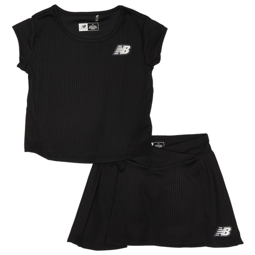 New Balance Girls   Rib Top & Skort Set
