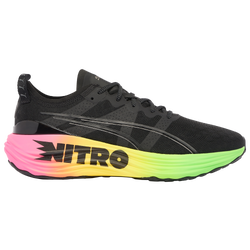 Men's - PUMA Foreverrun Nitro Futrograde  - Yellow/Green Gecko/Puma Black