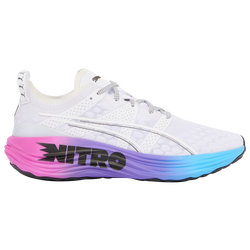 Men's - PUMA Foreverrun Nitro Sunset  - Electric Orchid/Luminous Blue/Puma White