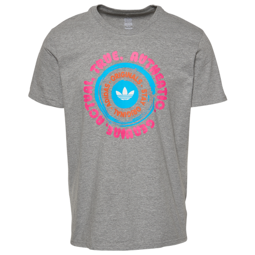 

adidas Originals Mens adidas Originals Express Yourself T-Shirt - Mens Gray/Multicolor Size M