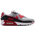 Nike Air Max 90  - Men's White/Grey/Red