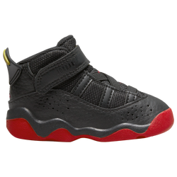 Boys' Toddler - Jordan 6 Rings - Black/University Red/White