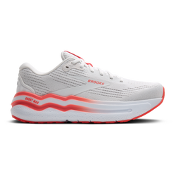 Women's - Brooks Ghost Max 2 - White/Hot Coral