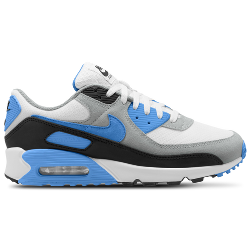 Nike Men's Air Max 90 - Basketball Shoes Size 08.5 - Blue Crystalight Smoke Gray/White