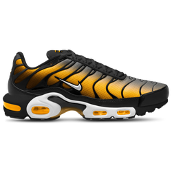 Men's - Nike Air Max Plus  - Black/University Gold/White