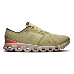 Men's - On Cloud X 4  - Olive/White/Salmon