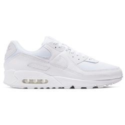 Men's - Nike Air Max 90  - White/White/Wolf Grey