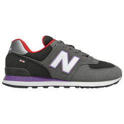 Men's - New Balance 574 - Grey/Black/Purple