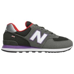 Men's - New Balance 574  - Grey/Black/Purple