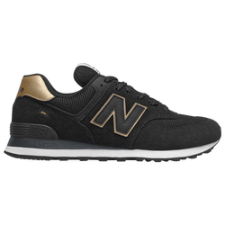 Men's - New Balance 574  - Black/Yellow