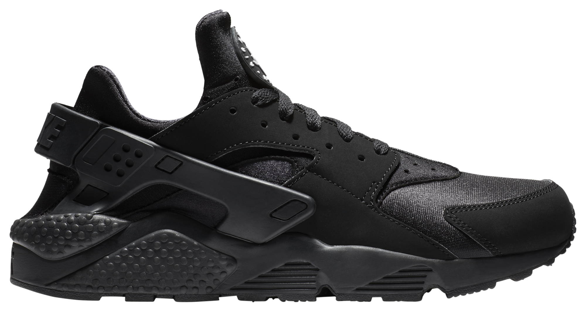 huaraches black footlocker