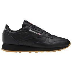 Men's - Reebok Classic Leather  - Black/Black