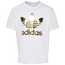 adidas Originals Metallic Trefoil T-Shirt - Men's White/Gold