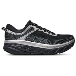 Men's - HOKA Bondi 7  - Silver/Black