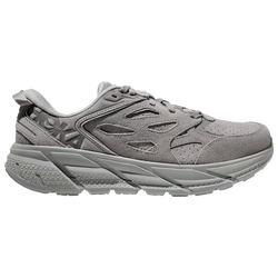 Men's - HOKA Clifton L Suede - Grey/Grey/Grey