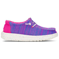 Girls' Toddler - HEYDUDE Wendy Stretch Mesh - Multi/Pink