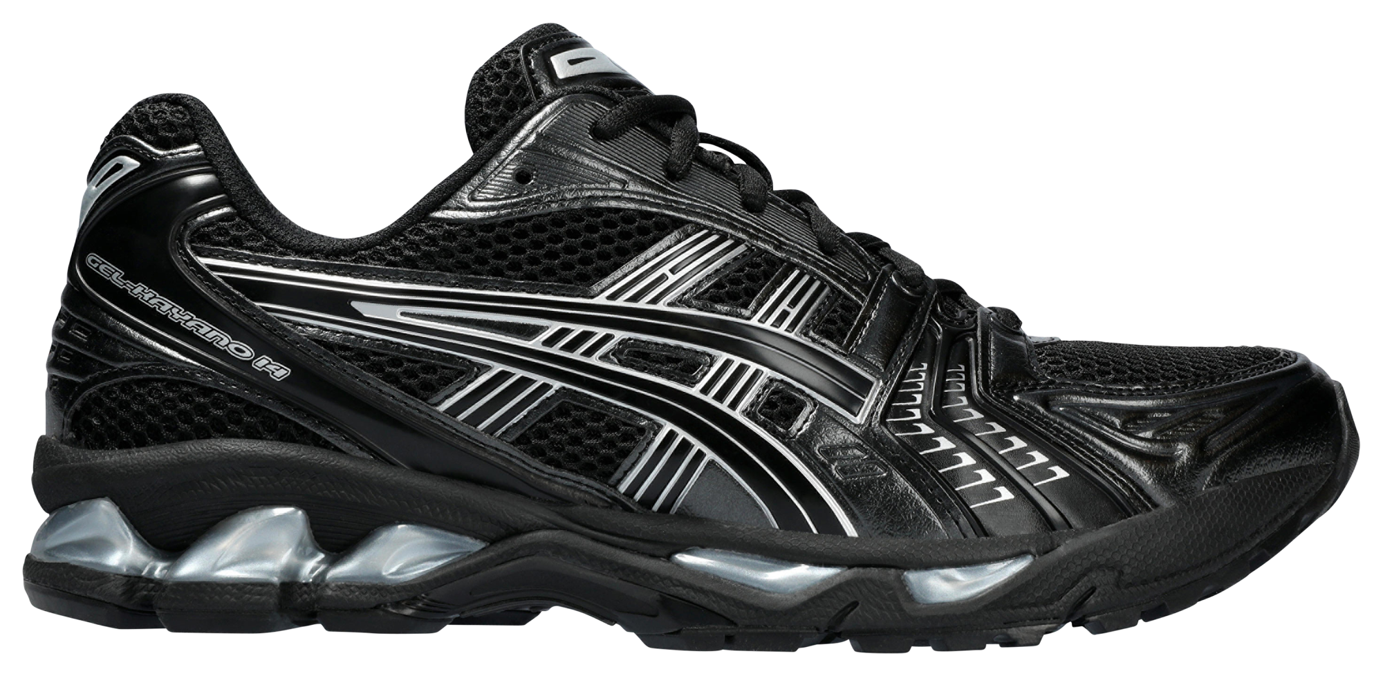 靴 Asics Gel Kayano 14 \"Black/Pure Silver\" ASICS Gel-Kayano 14 Black Pure Silver Men's - 1201A019-006 - US