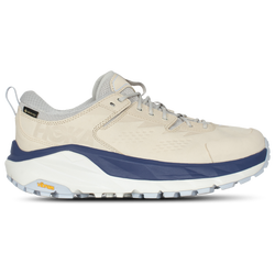 Men's - HOKA Kaha Low Goretex  - Beige/Blue