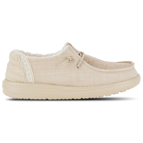 Heydude Girls  Wendy Brushed Cozy In Ivory