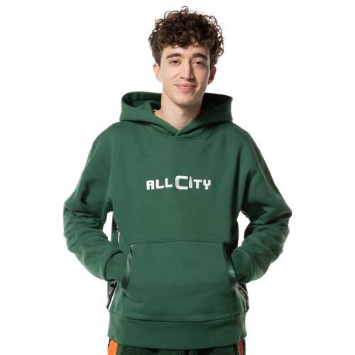 All City By Just Don Mens  Core Hoodie In Greener Pastures/greener Pastures