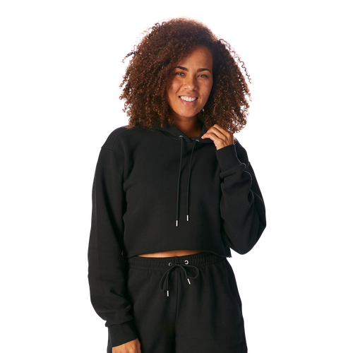 

Cozi Womens Cozi Perfect Cropped Pullover - Womens Black/Black Size XS