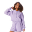 Cozi Perfect Cropped Pullover - Women's Lavender/Lavender