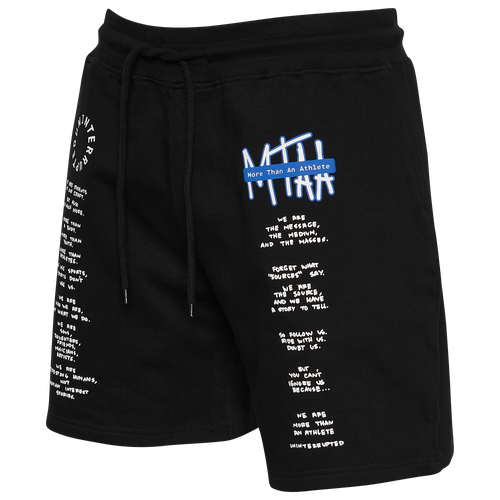 

MTAA Mens MTAA Uninterrupted Knit Shorts - Mens Black/Black Size XL