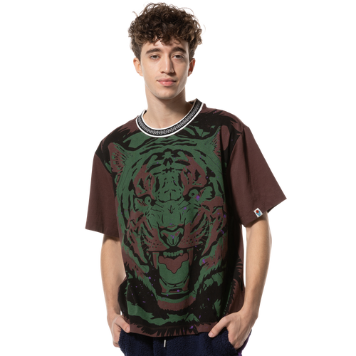 

All City By Just Don Mens All City By Just Don Tiger Face T-Shirt - Mens Bitter Coco/Bitter Coco Size L