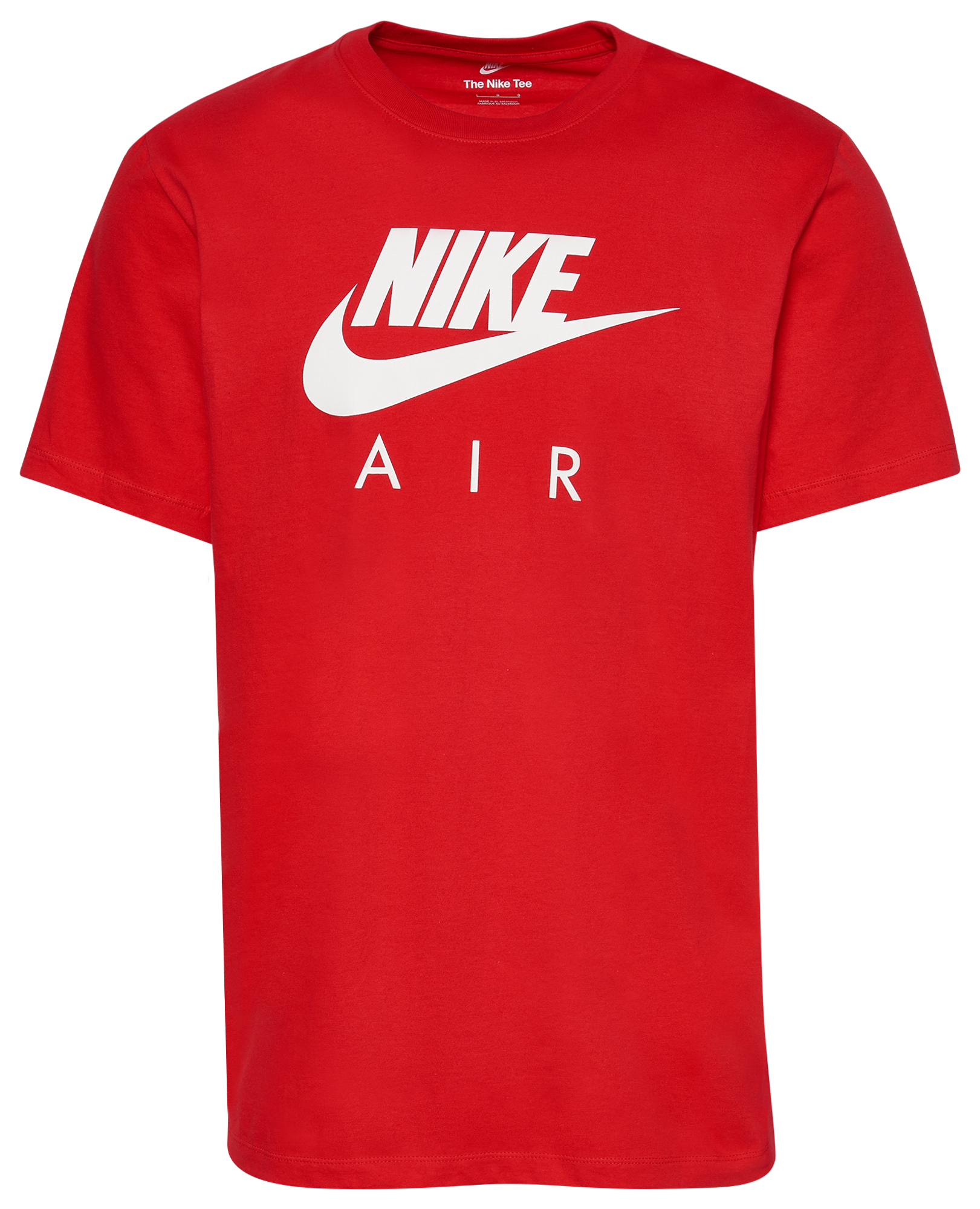 Red nike shirt for women online