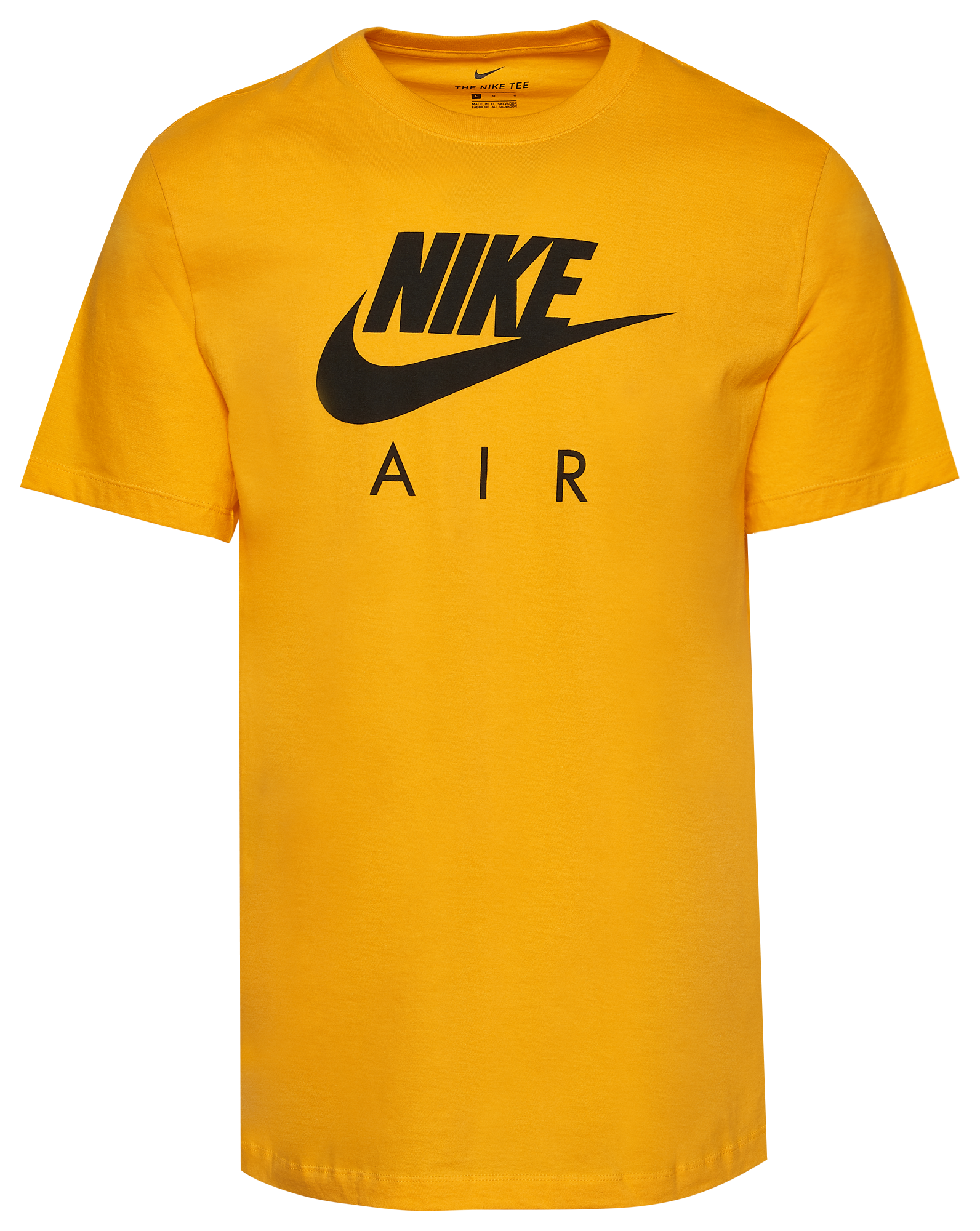 yellow nike air shirt