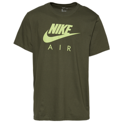 Men's - Nike Air Futura T-Shirt - Olive/Volt