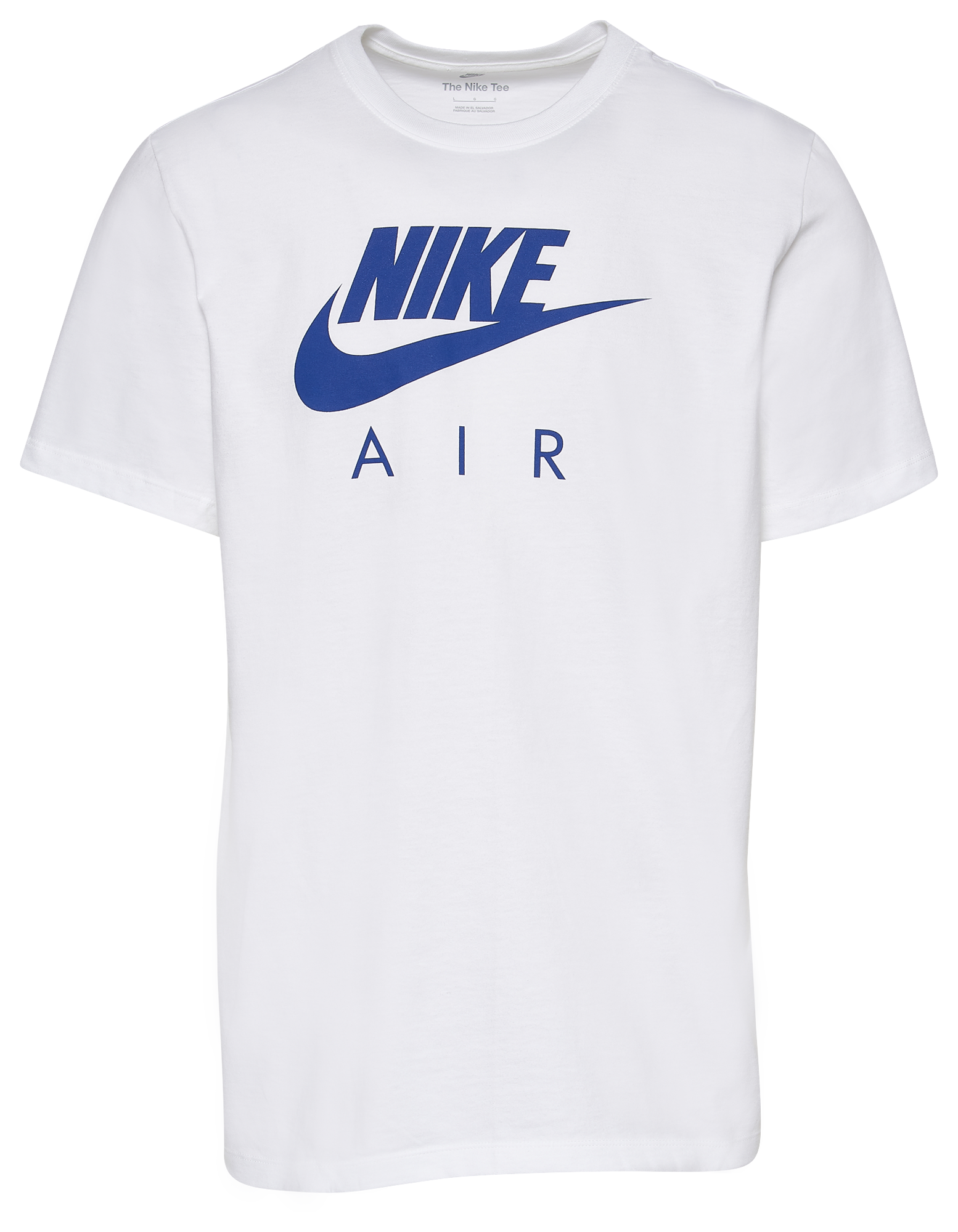 White and best sale blue nike shirt