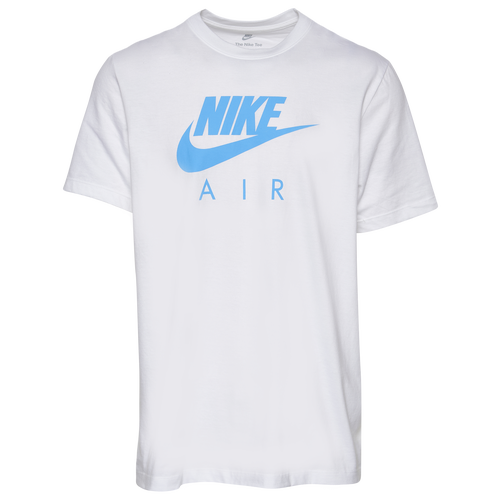 Nike Mens Nike Graphic T-Shirt - Mens White/Carolina Size XXL