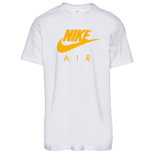 

Nike Mens Nike Graphic T-Shirt - Mens White/Yellow Size XS