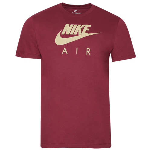 Nike Mens  Air Futura T-shirt In Maroon/gold