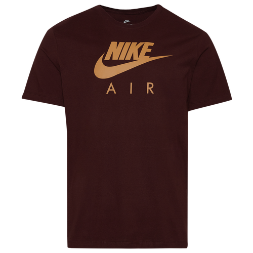 

Nike Mens Nike Air Futura T-Shirt - Mens Burgundy Crush/Flax Size L