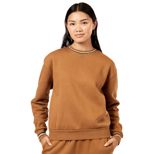 Shop Cozi Womens  Heritage Crew In Wholegrain