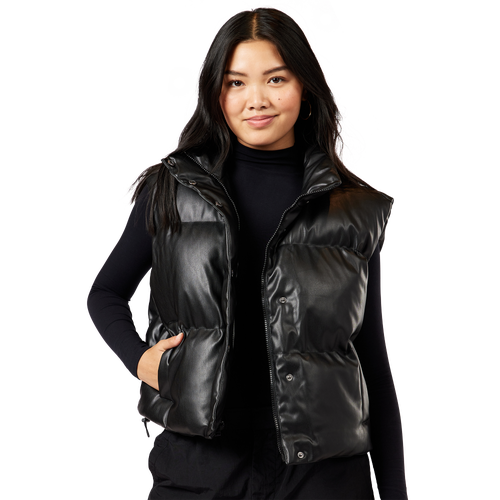 

Cozi Womens Cozi Puffer Vest - Womens Ultra Black Size XL