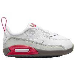 Boys' Infant - Nike Air Max 90 Crib - White/White/Light Silver