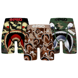 Men's - PSD WF Military 3 Pack Briefs - Green/Brown/Black