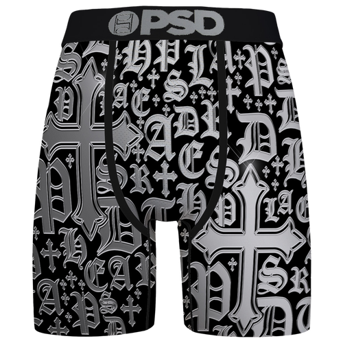  - PSD Chrome Letters Briefs - Silver/Black