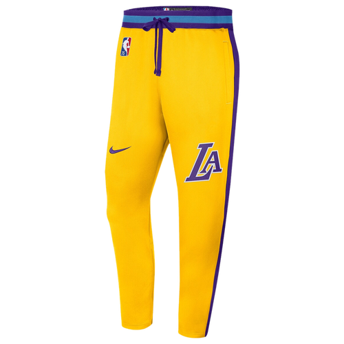 

Nike Mens Los Angeles Lakers Nike Lakers City Edition Therma Flex Showtime Pants - Mens Gold Size XL