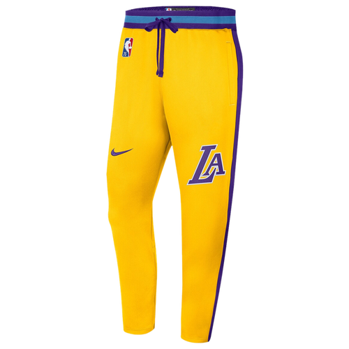 

Nike Mens Nike Lakers City Edition Therma Flex Showtime Pants - Mens Gold Size M