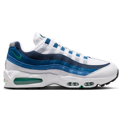 Men's - Nike Air Max 95  - Emerald Green/White/Lake Blue